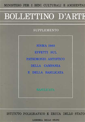 Bollettino d'arte. Supplemento: Sisma 1980, effetti sul patrimonio artistico del